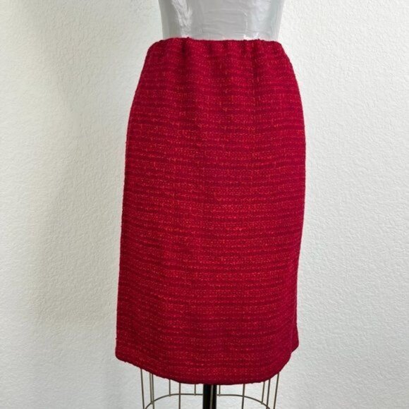 St John Fall 08 Cross Hatch Santana Knit Skirt